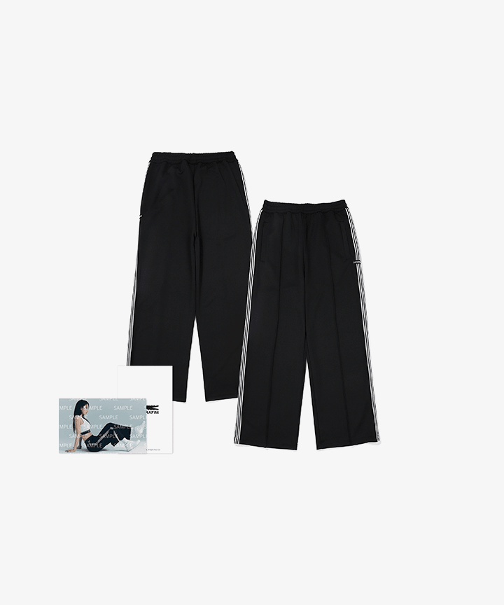 [LE SSERAFIM] 2023 S/S Pop Up : Track Pants (Black)