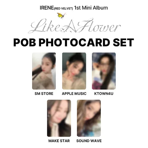 [RED VELVET] Irene : Like A Flower : POB Photocard