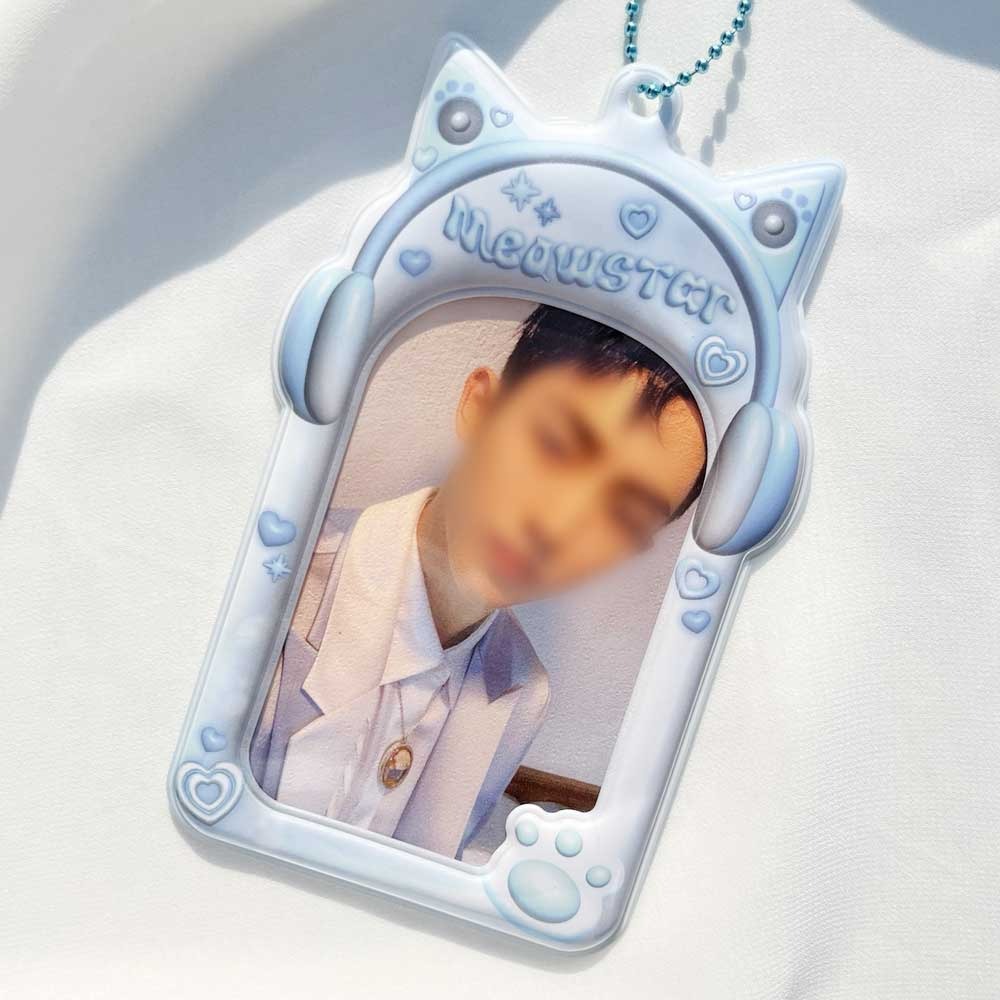 Meowster Photocard Holder Keyring