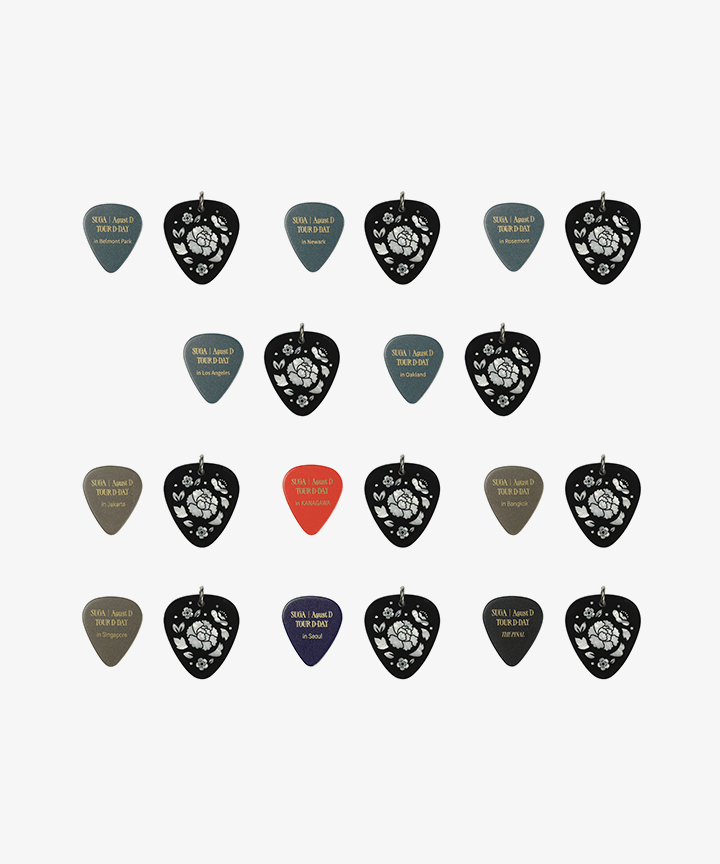 [BTS] Suga : D-Day The Final : Guitar Pick Set