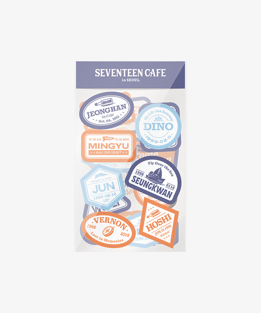 [SEVENTEEN] Cafe In Seoul : Sticker Set