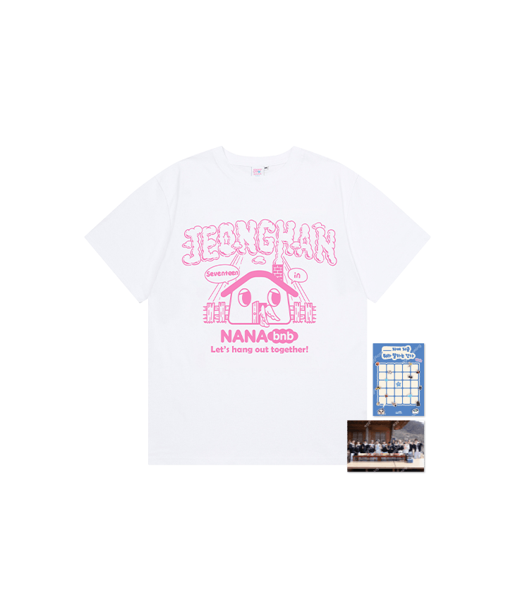 SEVENTEEN NANA bnb ミンギュ　Tシャツ　Lサイズ NANA bnb WITH SEVENTEEN Official GOODS MD MINGYU T-Shirt L