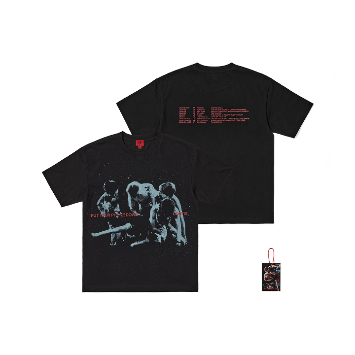 [CORTIS] 2026 Cortis Tour :  Put Your Phone Down : Tour Routing T-Shirt (Black)