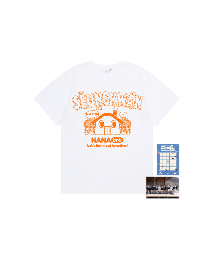 【新品】SEVENTEEN ミンギュ NANA bnb Tシャツ SEVENTEEN] NANA bnb with Seventeen : T-Shirt – krmerch