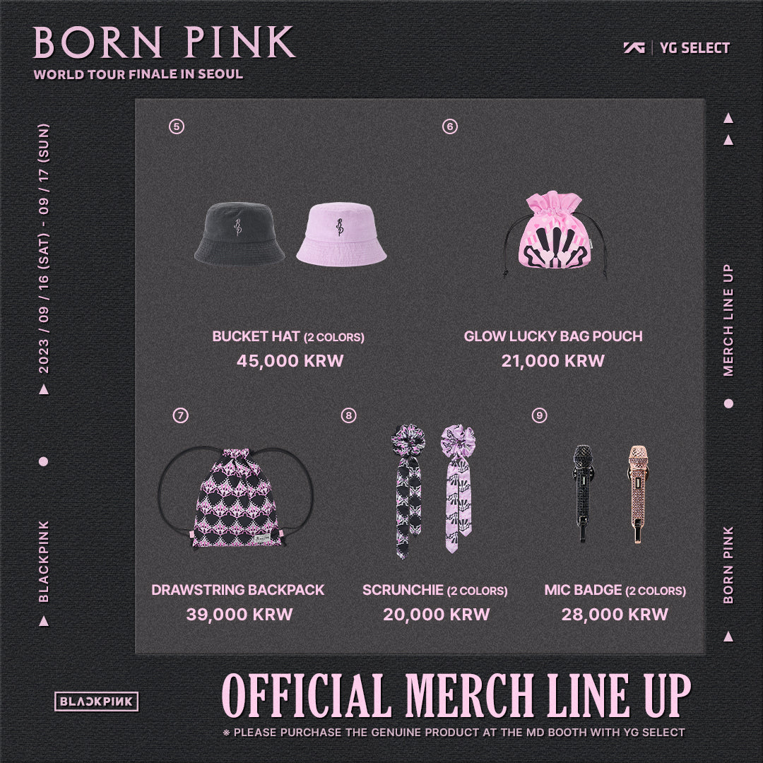 [BLACKPINK] Born Pink World Tour Finale In Seoul MD