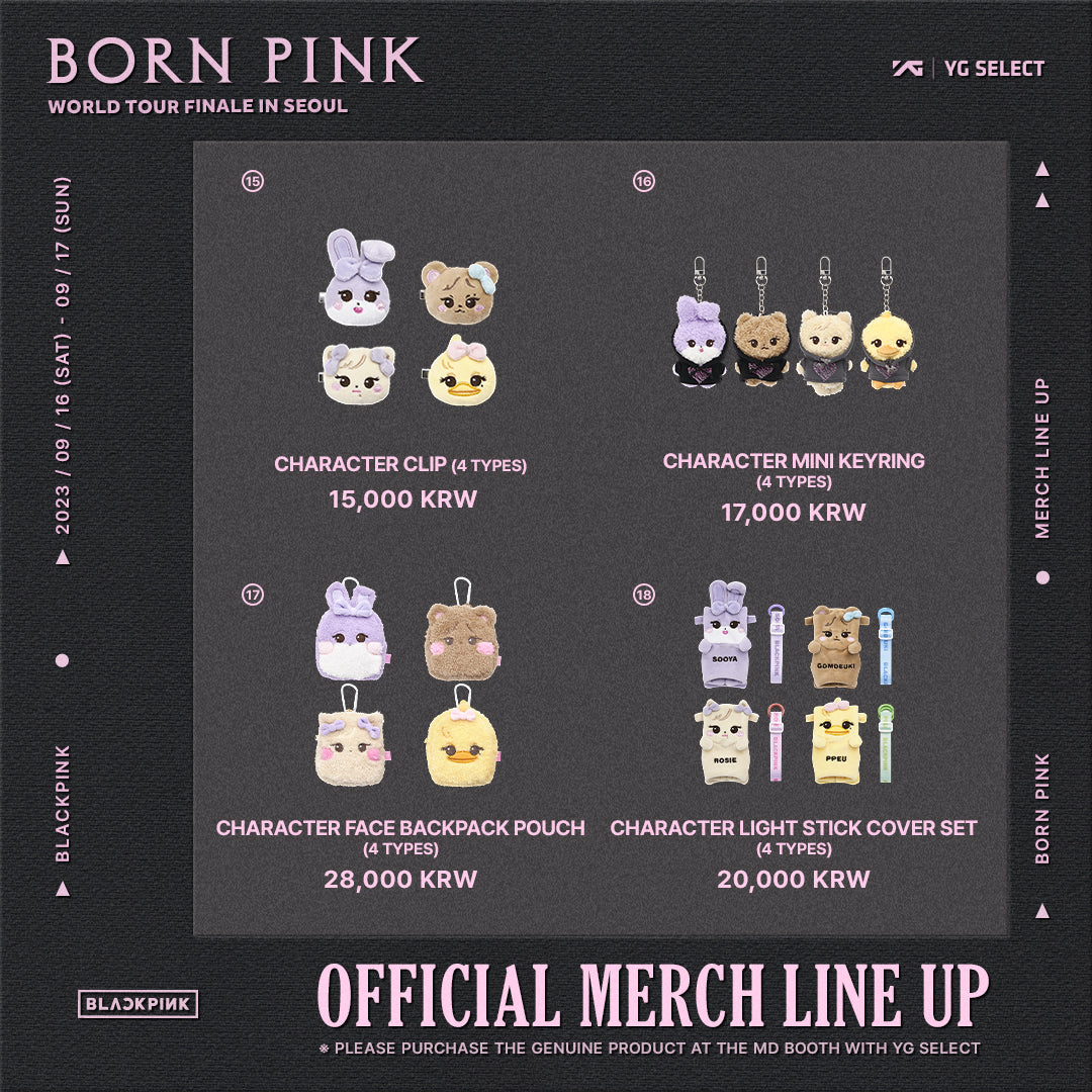 BLACKPINK] Born Pink World Tour Finale In Seoul MD – krmerch