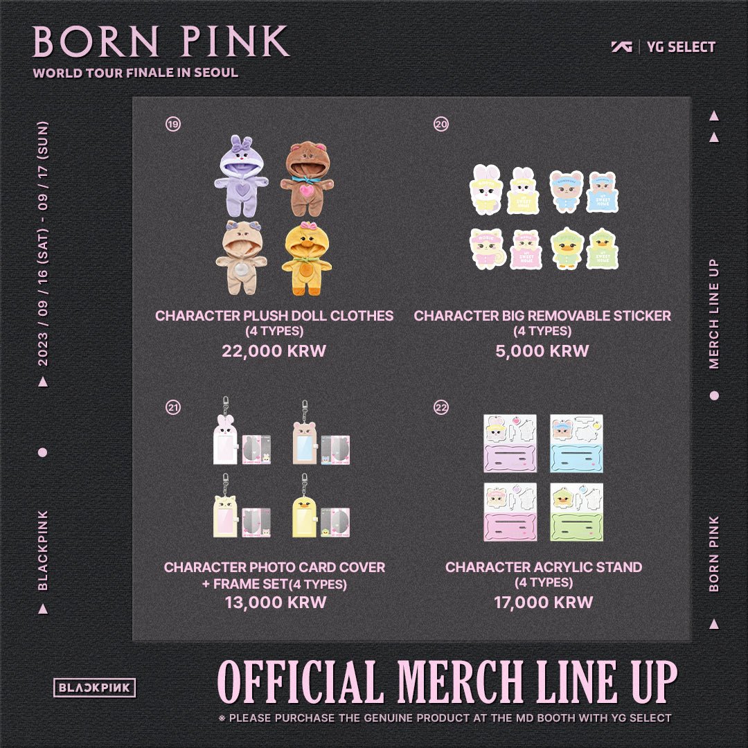 [BLACKPINK] Born Pink World Tour Finale In Seoul MD