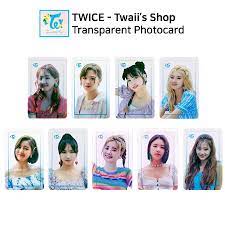 [TWICE] Twaii Shop : Transparent Photocard