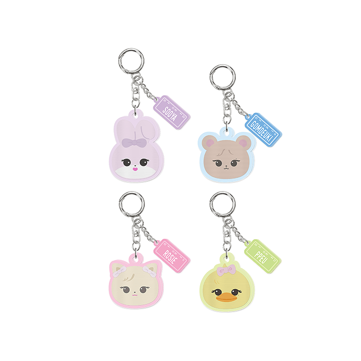 [BLACKPINK] Character Lenticular Keyring