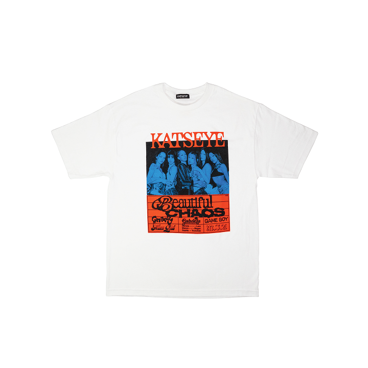 [KATSEYE] Beautiful Chaos : S/S T-Shirt (White)