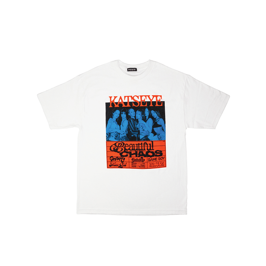 [KATSEYE] Beautiful Chaos : S/S T-Shirt (White)