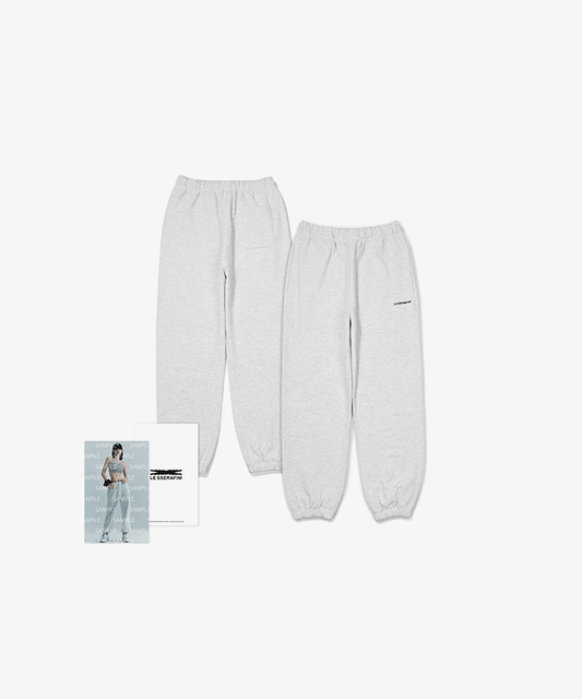 [LE SSERAFIM] 2023 S/S Pop Up : Sweatpants (Melange Grey)