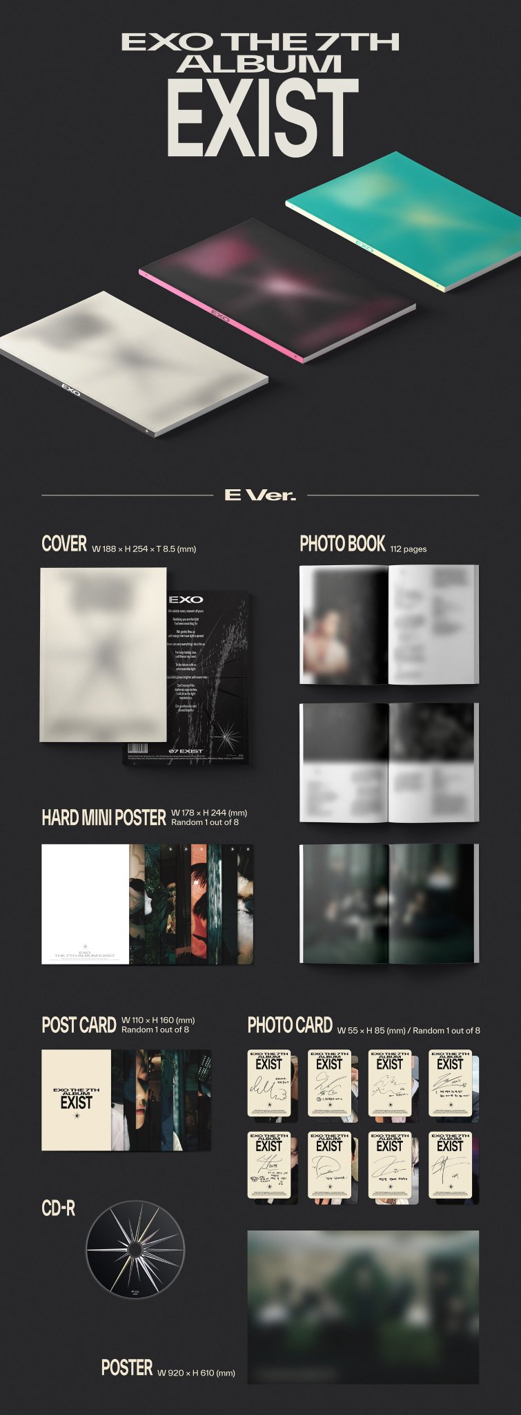 EXO アルバムセット EXO] EXIST : Photobook Ver. – krmerch