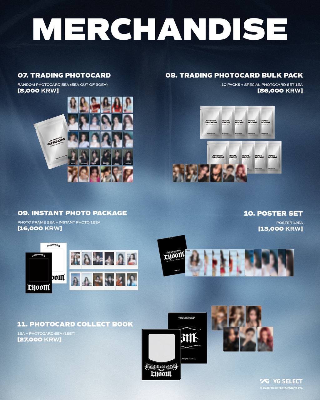 [BABYMONSTER] Choom World Tour In Seoul : Line Up