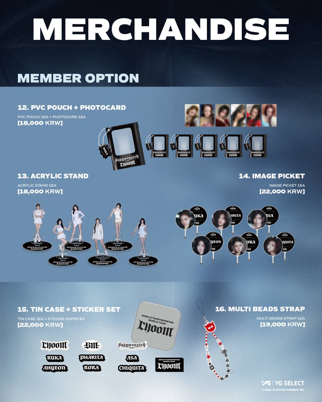 [BABYMONSTER] Choom World Tour In Seoul : Line Up