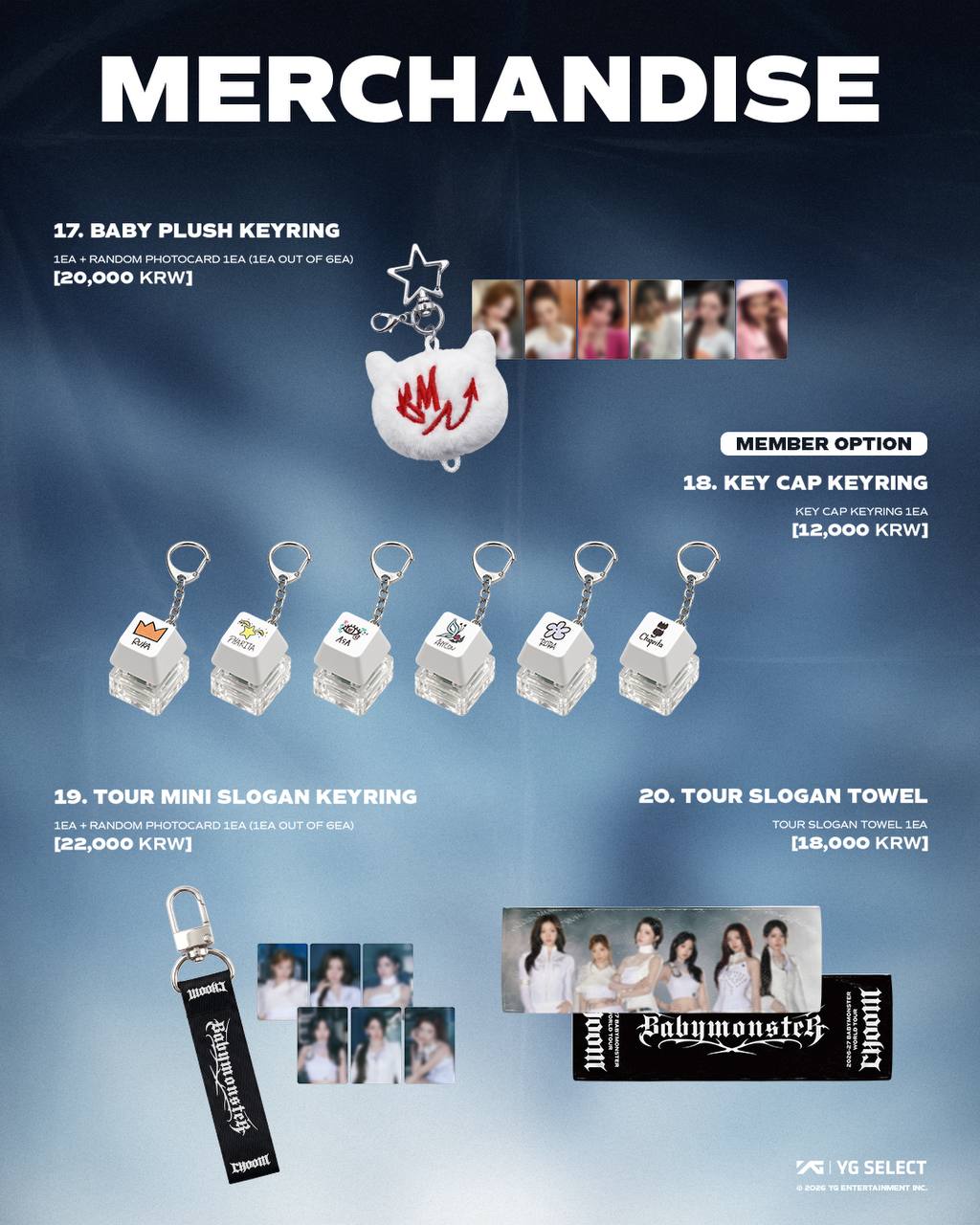 BABYMONSTER] Choom World Tour In Seoul : Line Up – krmerch