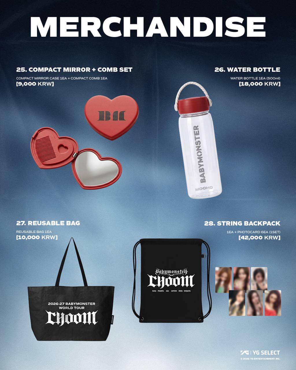 [BABYMONSTER] Choom World Tour In Seoul : Line Up