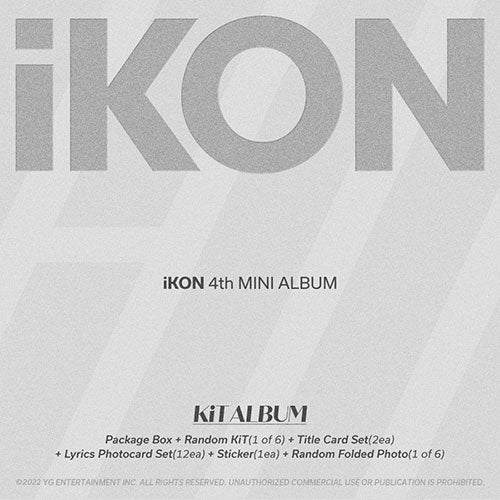 [IKON] 4th Mini Album : Flashback : Kit