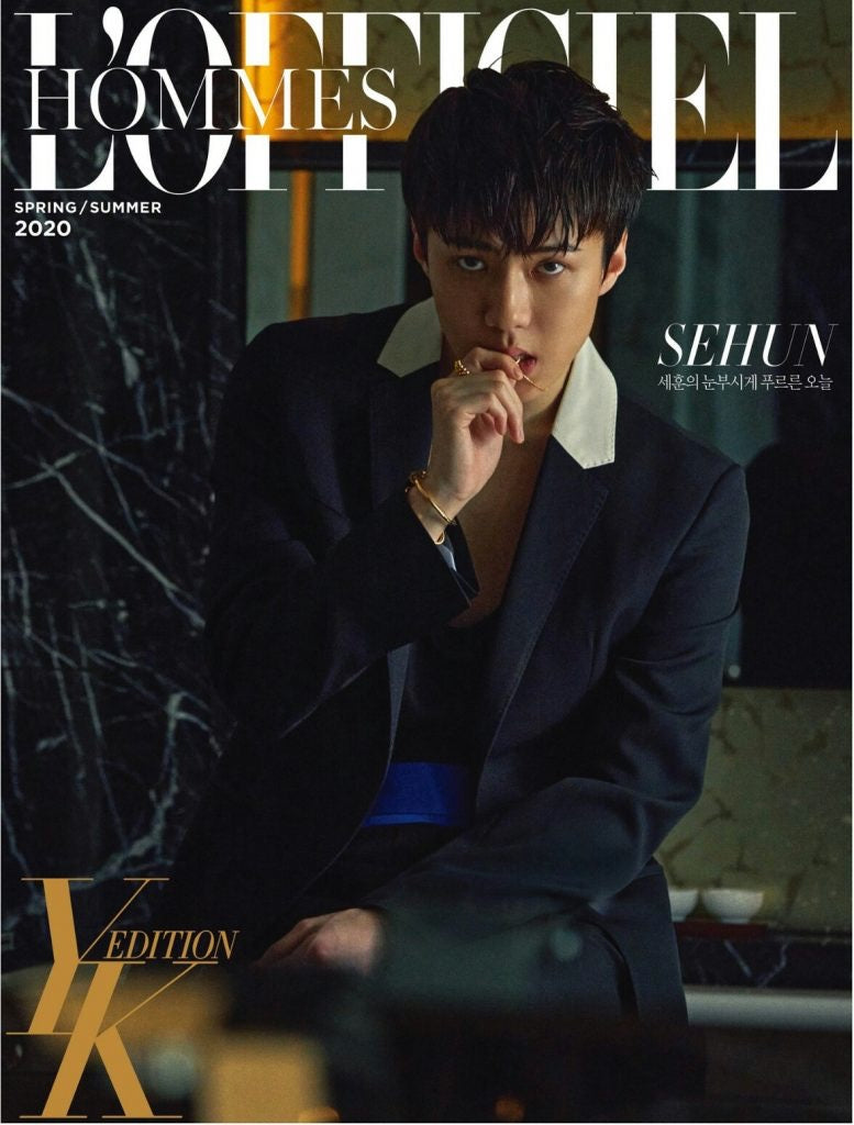 [EXO] Sehun : L'officiel Hommes Magazine