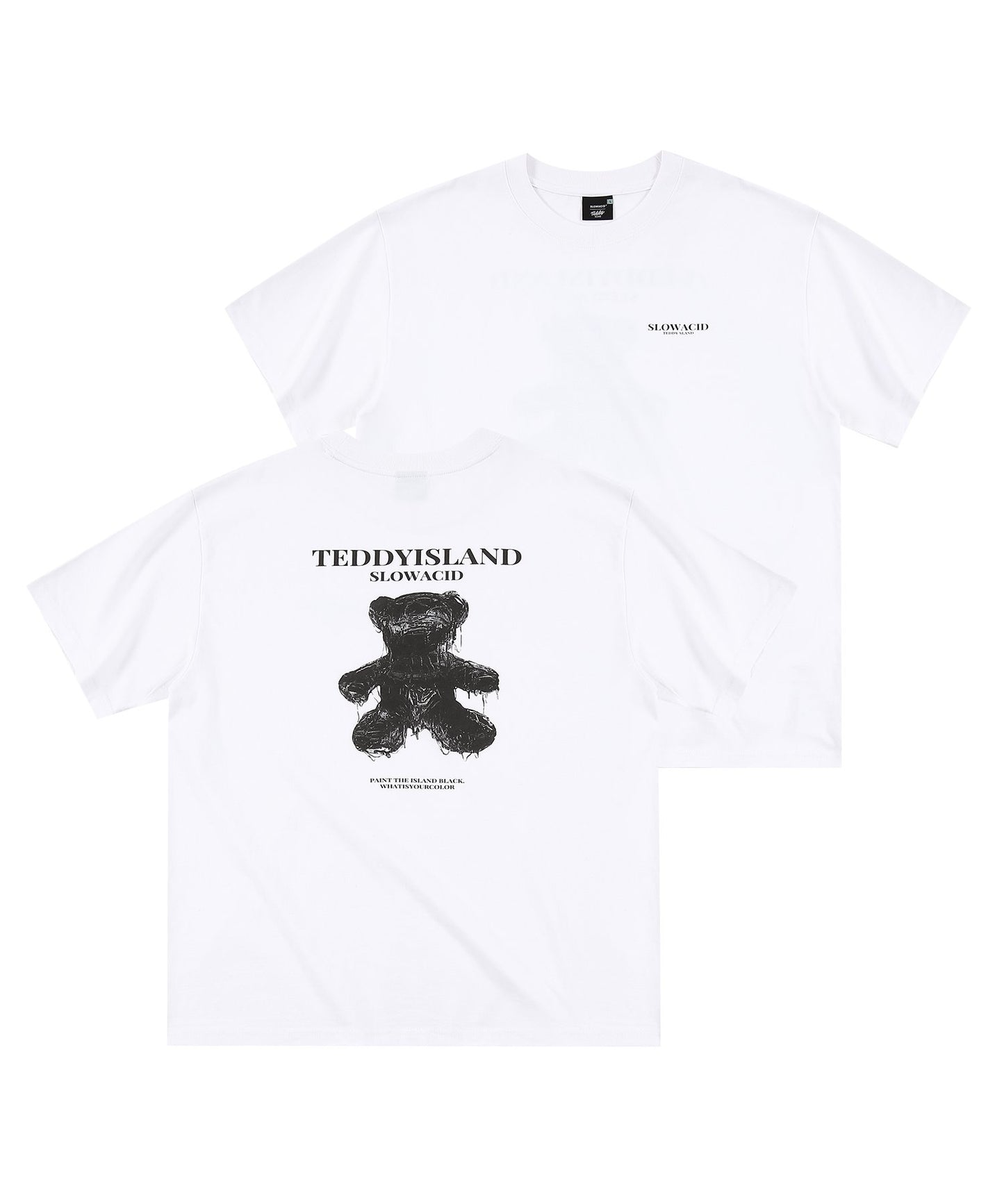 [NCT] Slow Acid x Teddy Island : Summer 127 : Oil Teddy T-Shirt