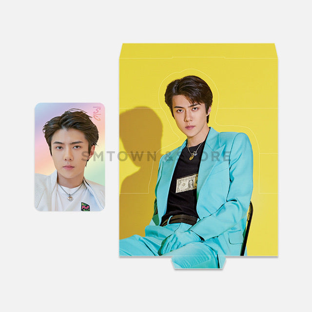 [EXO] EXO-SC : What A Life : Hologram Photocard + Standee set