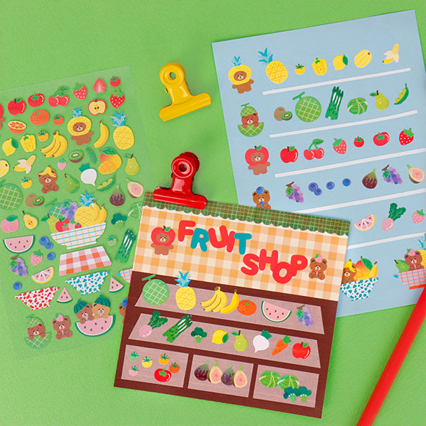 Highteen Fruits Stickers