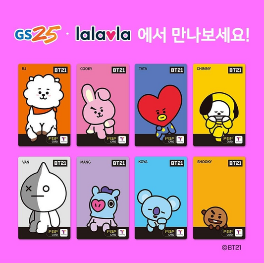 [BT21] Tmoney/Pop Card/Cashbee