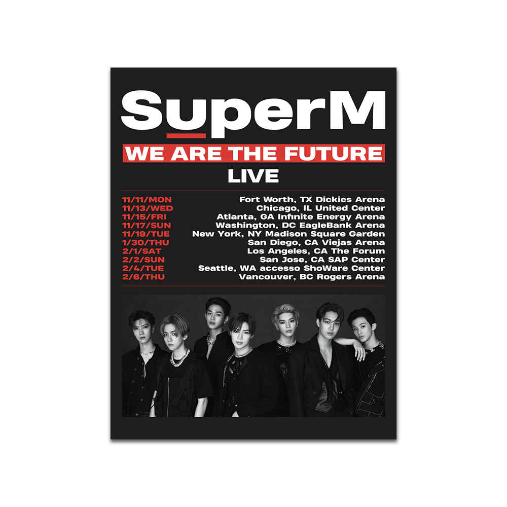 [SUPERM] We Are The Future Tour Poster