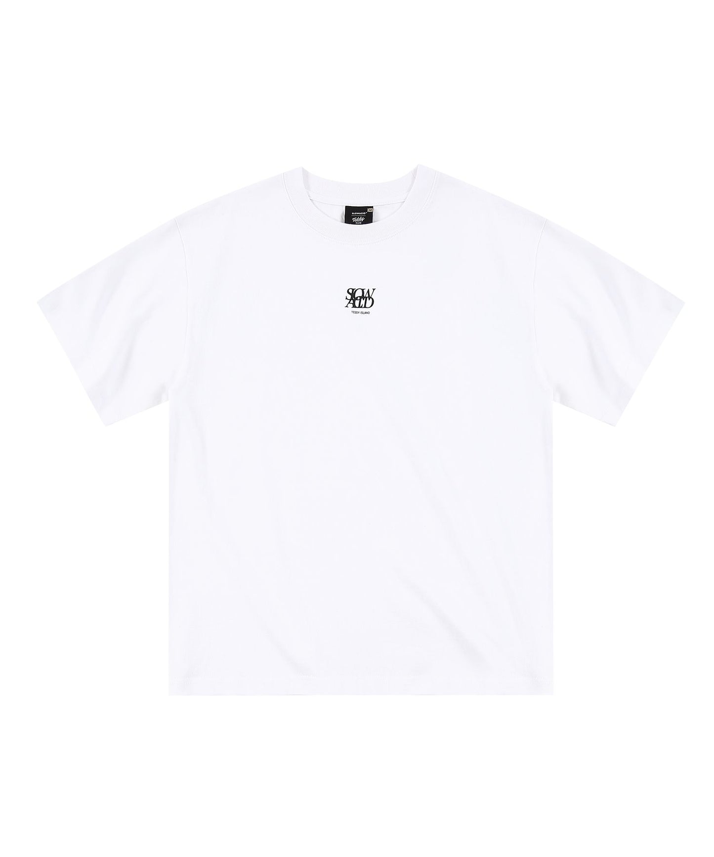 [NCT] Slow Acid x Teddy Island : Summer 127 : Contact Logo T-Shirt (White/Black)