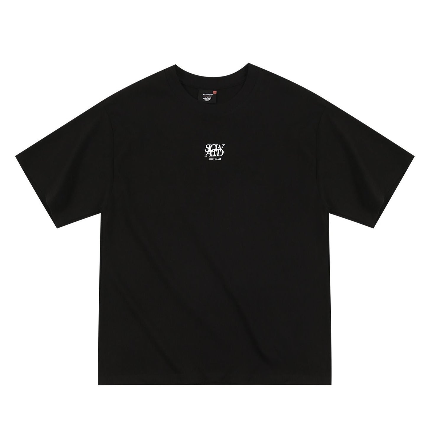 [NCT] Slow Acid x Teddy Island : Summer 127 : Contact Logo T-Shirt (White/Black)