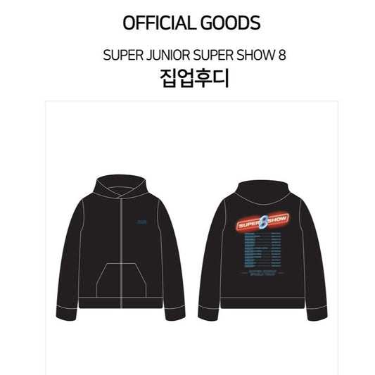 [SUPER JUNIOR] Super Show 8 Zip Up Hoodie