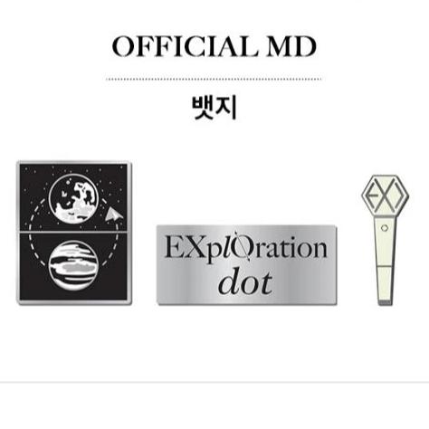 [EXO] Exo Planet #5 Concert Merchandise : ExplOration Dot : Badge