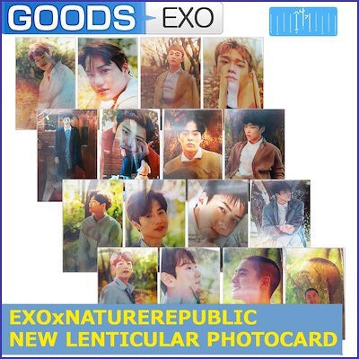 [EXO] Nature Republic : Lenticular Photocard 2017