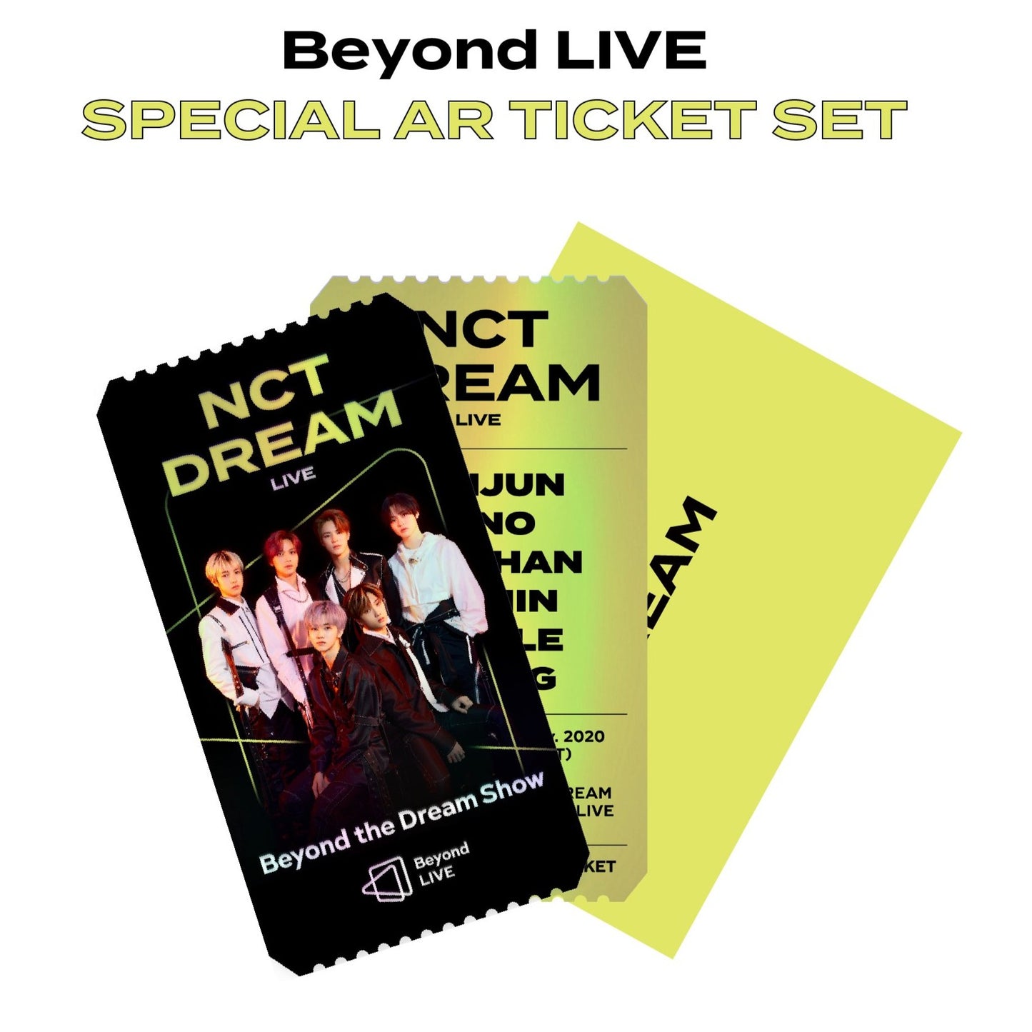 [NCT] NCT Dream Beyond Live : Beyond The Dream Show : Special AR Ticket Set
