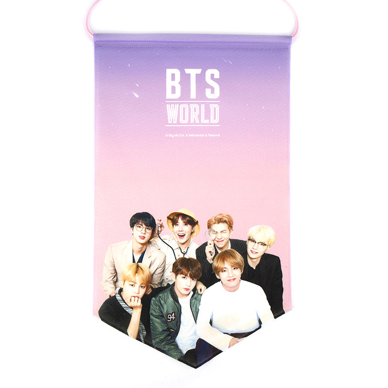 [BTS] BTS World Badge Flag