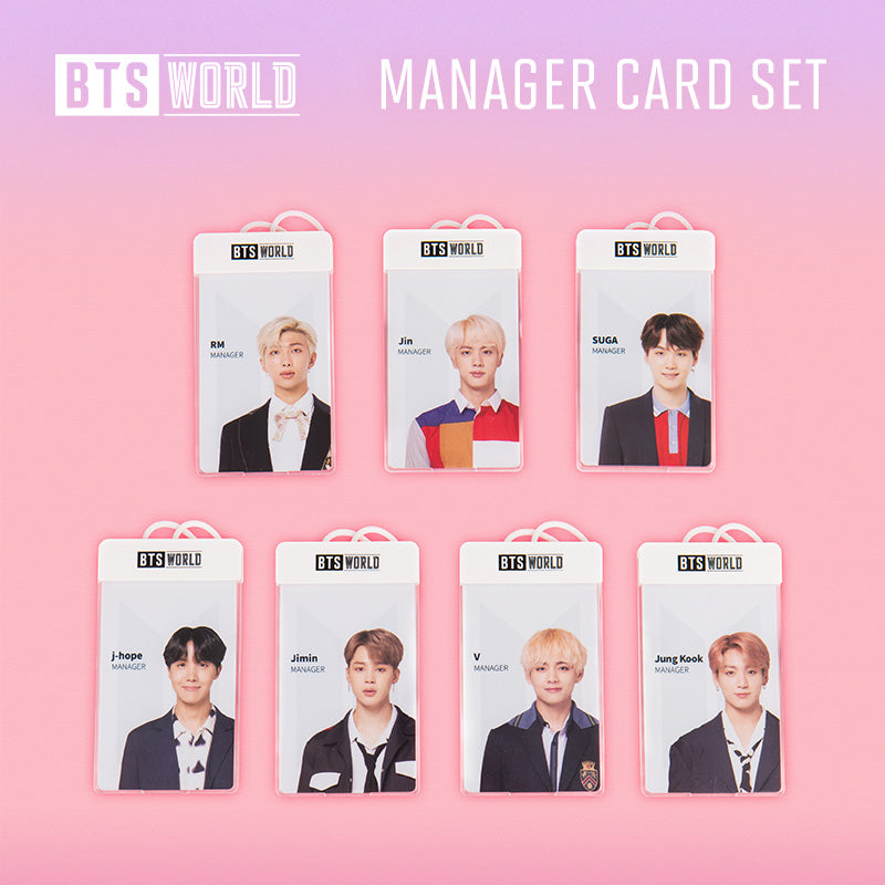 [BTS] BTS World Manager Card Set