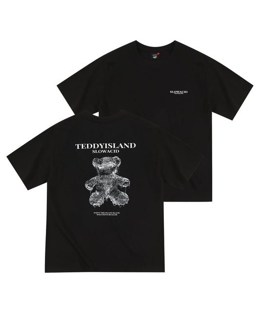 [NCT] Slow Acid x Teddy Island : Summer 127 : Oil Teddy T-Shirt