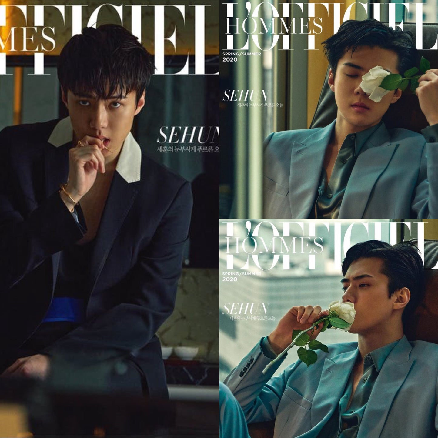 [EXO] Sehun : L'officiel Hommes Magazine