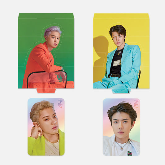 [EXO] EXO-SC : What A Life : Hologram Photocard + Standee set