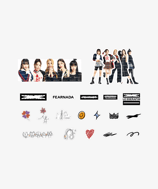 [LE SSERAFIM] Fearnada : 2023 Fanmeeting : Sticker Pack