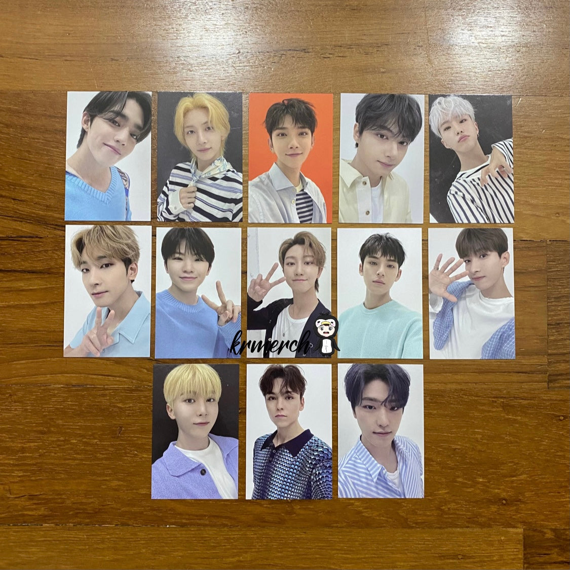 [SEVENTEEN] 2021 Carat Land : Bike Print T-Shirt Photocard PC