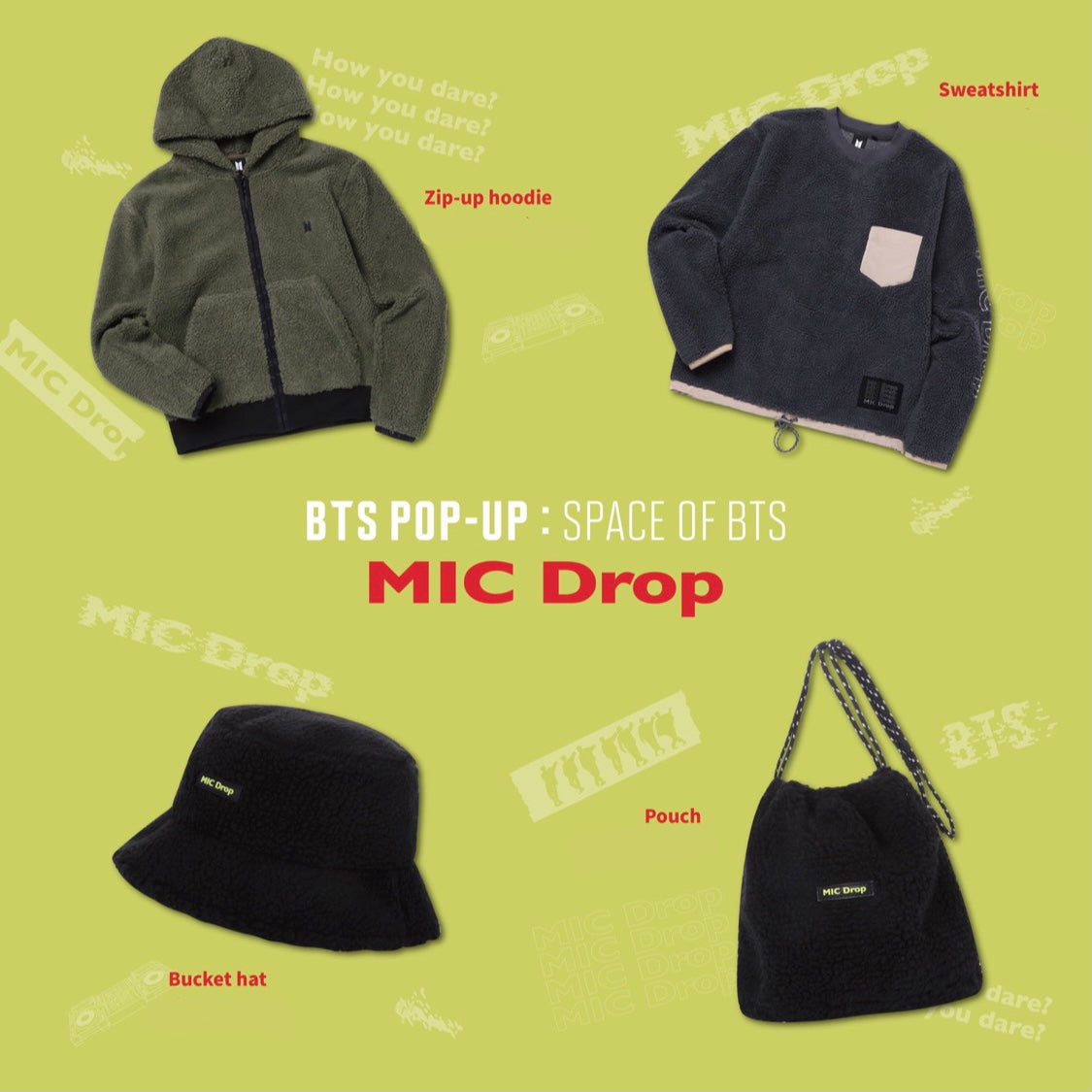 BTS] Pop-Up : Space Of BTS : Mic Drop – krmerch