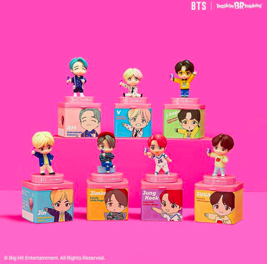 [BTS] Baskin Robbins Tiny Tan Figure Set