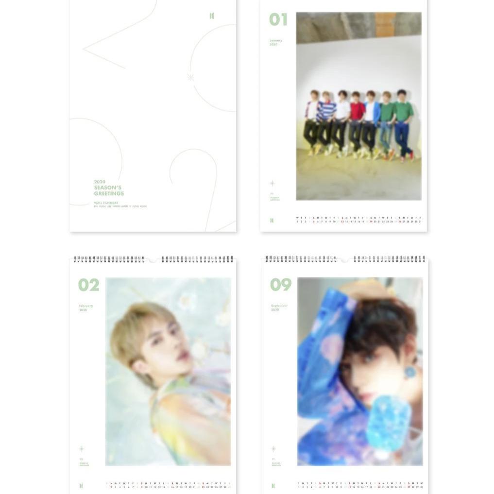 [BTS] 2020 Season's Greetings : Wall Calendar
