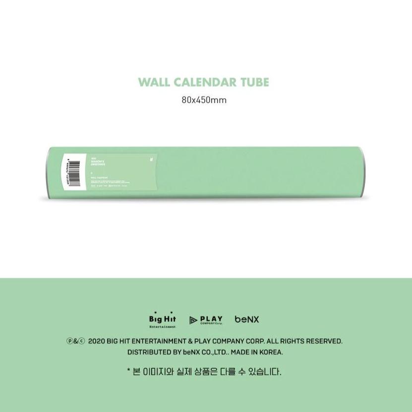 [BTS] 2020 Season's Greetings : Wall Calendar