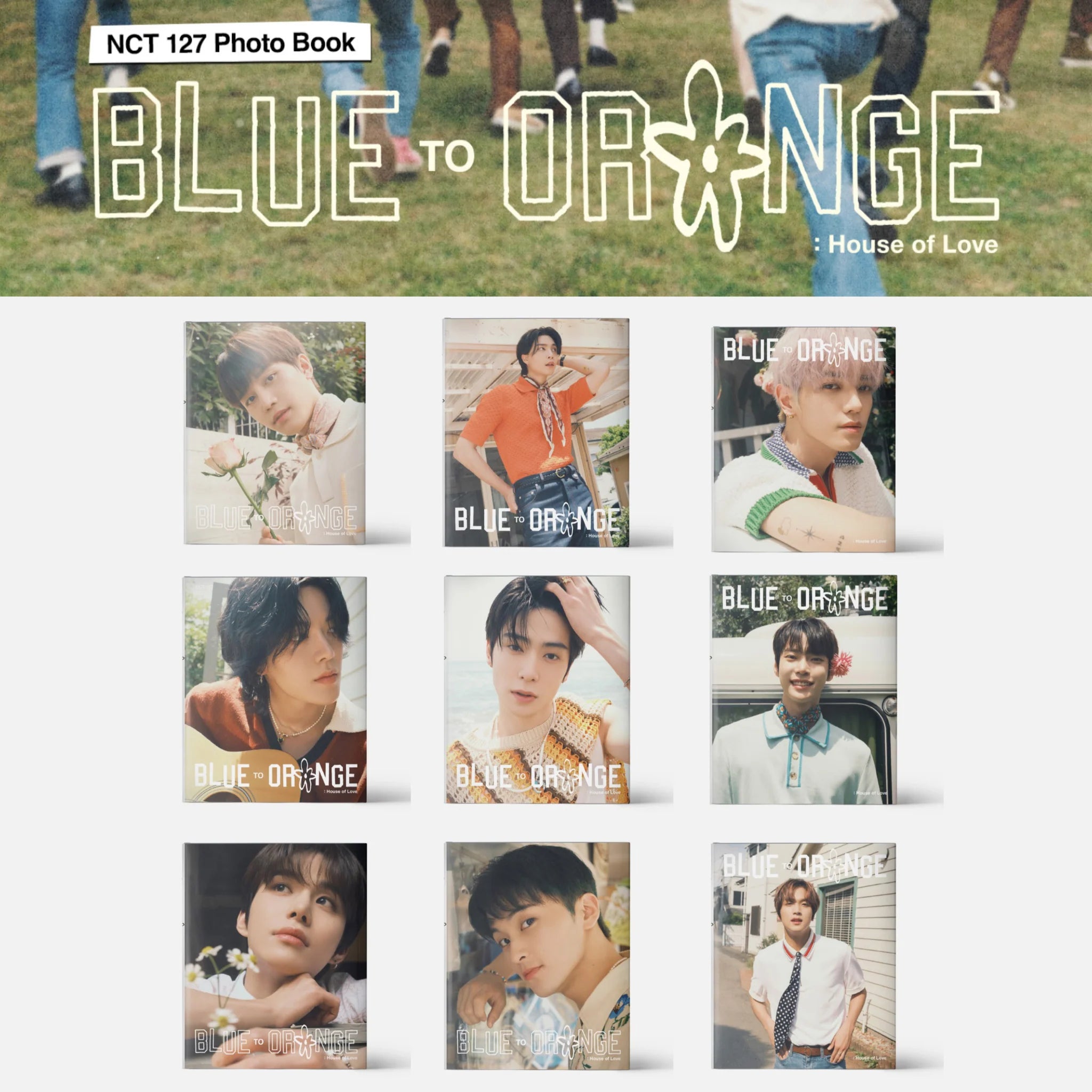 [NCT] NCT 127 : Blue To Orange : House Of Love Photobook – krmerch