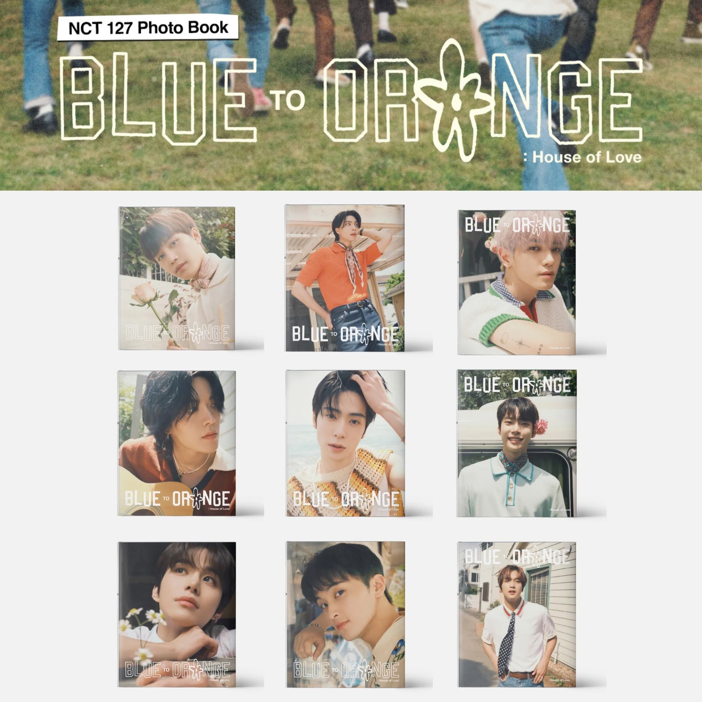 [NCT] NCT 127 : Blue To Orange : House Of Love Photobook