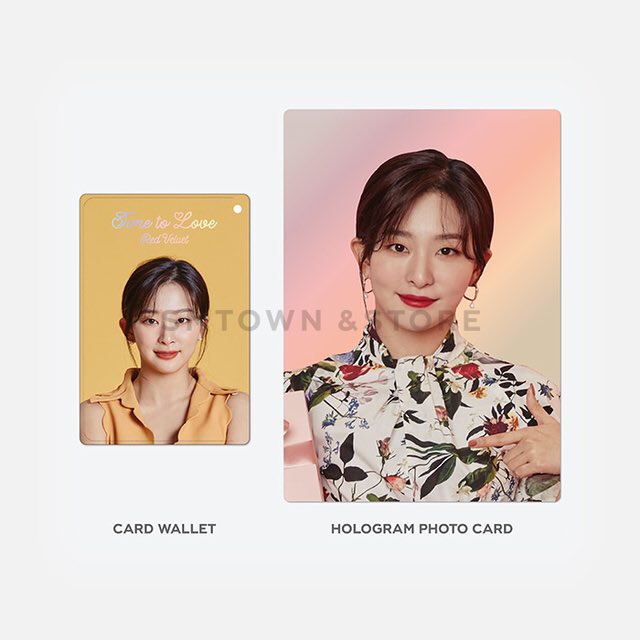 RED VELVET] Time To Love : Hologram Card Holder Set – krmerch