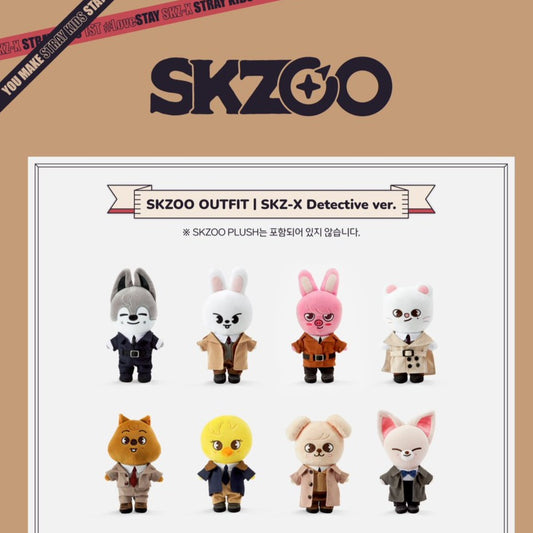 [STRAY KIDS] SKZOO OUTFIT : SKZ-X Detective Ver.