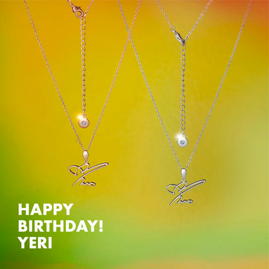 [RED VELVET] Artist Birthday Necklace : Happy Birthday! Yeri